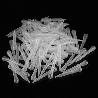 100 PCS Pipettes Dropper, Plastic Dropper Pipette for Accurate Liquid Transfer, Pipettes for Essential Oils, Science Experiments, Crafting, Makeup Tool