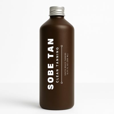 Professional Spray Tan Solution 14% DHA  Rapid Brown Base, 500ml Aluminum Bottle  Universal Tone for All Skin Types  For Professional Spray Tan Artists ONLY