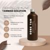 Professional Spray Tan Solution 14% DHA  Rapid Brown Base, 500ml Aluminum Bottle  Universal Tone for All Skin Types  For Professional Spray Tan Artists ONLY view 2