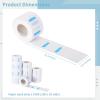 10 Rolls of Stretchable Barber Neck Strips, 1000 Count, 2.6 X 12 Inch Disposable Bands for Hairdressing view 2