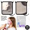 46pcs Face Paint Stencils, Premium Reusable Halloween Body and Face Painting Templates Practical Accessories for Halloween Party Makeup view 3