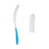 15.35" Curved Bath Body Brush Anti-Slip Long Handle Sponge Shower Back Brush for Elderly Pregnant People view 3