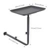 Black Salon Tray 360 Degree Rotating for Barber Chairs Hairdressing Tools Tattoo view 3