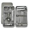 19-in-1 Medical Pedicure Set - Stainless Steel Ingrown Toenail Clippers w/Dead Skin Remover & Inflammation Care Tools | Home Podiatry Kit,19pcs Grey view 1