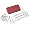 19-Piece Pedicure Kit - Stainless Steel Ingrown Nail Clippers w/Dead Skin Remover | Podiatrist-Recommended Home Care Tools,Yellow view 3
