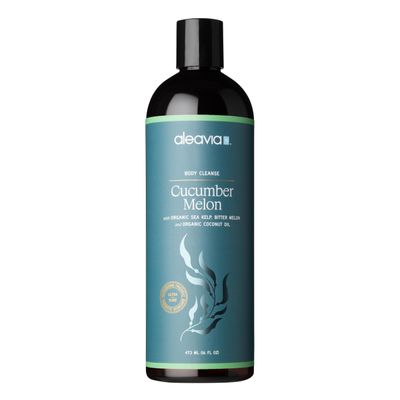 Aleavia Body Cleanse Organic & All-Natural Prebiotic Body Wash with Organic Cucumber and Bitter Melon Nourish Your Skin Microbiome 16 Oz