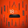 18-Pc Colorful Set - Stainless Steel Manicure Kit w/Paronychia Nippers | Medical-Grade Pedicure Trimmer Tools,Black 18 Tools view 3