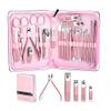 26 PCS Stainless Steel Pedicure Set | Portable Professional Kit Tools for Home & Salon Travel Use,T1 26pcs view 1