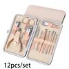18/19Pcs Manicure Set - Stainless Steel Pedicure Set | Portable Professional Kit Tools for Home & Salon Travel Use,MGJ,12Pcs view 2