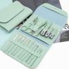 12/16Pcs Stainless Steel Pedicure Set | Portable Professional Kit Tools for Home & Salon Travel Use,16pcs Green view 3