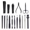 4/12/16 Pcs Manicure Set - Stainless Steel Pedicure Set | Portable Professional Kit Tools for Home & Salon Travel Use,16Pcs,Up,B view 3