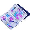 15pcs Professional Nail Clippers Kit - Stainless Steel Manicure Set | Complete Grooming Tools for Home & Salon Travel Use,15 pcs Blue Box view 1