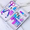 15pcs Professional Nail Clippers Kit - Stainless Steel Manicure Set | Complete Grooming Tools for Home & Salon Travel Use,15 pcs Blue Box view 3