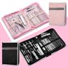 11-26 Pcs Adjustable Nail Care Kit - Stainless Steel Manicure & Pedicure Set w/Dead Skin Scissors,Pink,11Pcs view 4