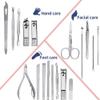 19Pcs Professional Nail Clippers Kit - Stainless Steel Manicure Set | Complete Grooming Tools for Home & Salon Travel Use,red view 2