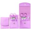 7-Piece Manicure Set - Stainless Steel Nail Art Tools w/PU Leather Case | Cuticle Nipper, Detail Scissors & Grooming Kit,Yellow view 3