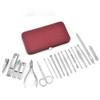 19-Pc Medical Pedicure Clipper Set - Stainless Steel Ingrown Nail & Dead Skin Tools | Home Care Kit,Blue view 2