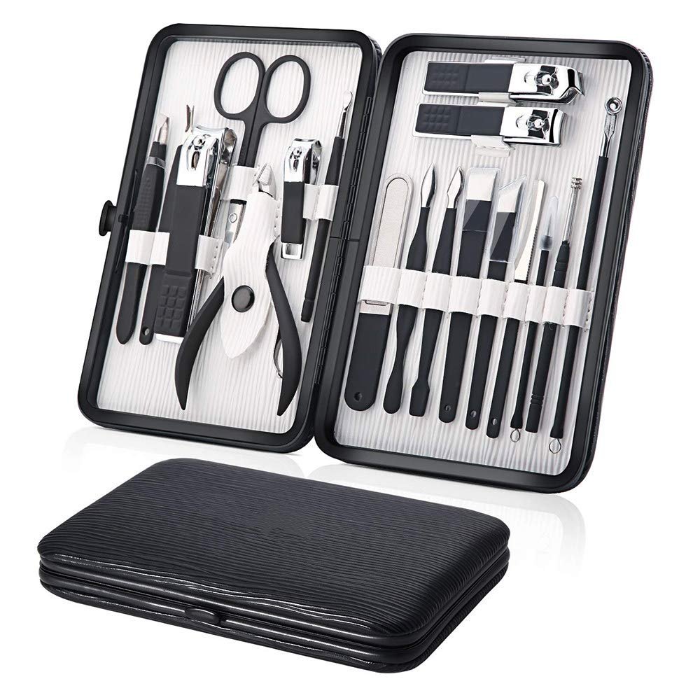 18 PCS Manicure Set - Stainless Steel Pedicure Set | Portable Professional Kit Tools for Home & Salon Travel Use,18 Pieces in Set 02