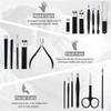 18 PCS Manicure Set - Stainless Steel Pedicure Set | Portable Professional Kit Tools for Home & Salon Travel Use,18 Pieces in Set 02 view 3