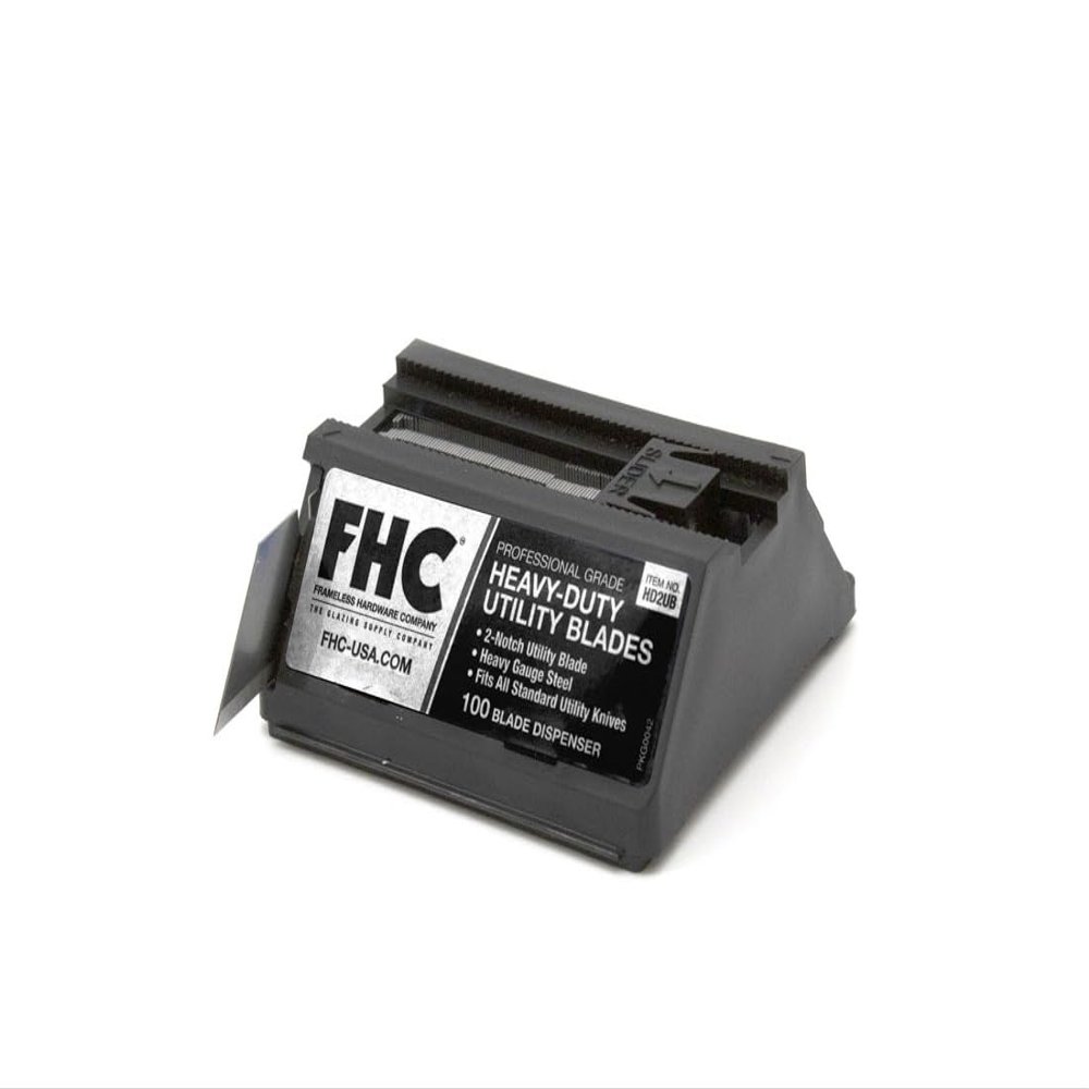 FHC HD2UB Heavy Duty 2-Notch Utility Blades - 100pk