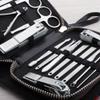 16-Piece Nail Care Set - Stainless Steel Manicure Kit w/Scissors, Sickle Pusher & Case | Complete & Pedicure Tools, 16pcs view 3