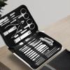 26-Piece Salon-Quality Manicure Set - Stainless Steel Nail Tools w/Cutter, Scissors & Nipper,Black view 2
