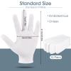 24 Pcs White Cotton Gloves for Dry Hands & Eczema, Moisturizing Sleeping Gloves for Men and Women, Stretchy Breathable Work Glove for Eczema, Jewelry Inspection, Spa view 2