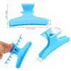 12pcs Butterfly Hair Clips Woman Girl's Hairpins Styling Holding Tools Hair Section Claw Clamps Professional Salon Accessories (blue) view 4