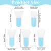 5 PCS Silicone Face Mask Applicator, Mini Makeup Spatula Portable Beauty Tools Set for Facial Mud, Cosmetic Mask, Facial Clay, Eye Cream, Body Lotion, Body Butter, Serum, Blue view 2