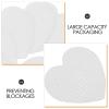 Didiseaon 500pcs Nail Wipes Non Woven Fabric Lintless Pads Heart Shaped Eyelash Gel Cleaning Wipe For Lash Extensions Nail Art Salon Supplies view 3