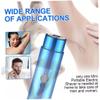 Mini Electric Shaver for Men Portable USB Rechargeable Wet & Dry Use Rotary Electric Shaver for Travel Blue view 3