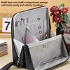 Standing Makeup Bag, 2025 New Multi-Purpose Large Capacity Oxford Cloth Standing Makeup Bag,Portable Toiletry Bag and Stationery Storage Organizer with Compartments (blue) view 2