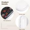 Cosmetic Travel Storage For Office Desk Home Use, Clear Pouches Organizing, 3 Pcs Small Plastic Hard Makeup Cases Set With Zipper view 4