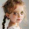 10 Sheets Halloween Tattoos for Kids Boy Girls Eyes Face Decorations Halloween Temporary Tattoos Pumpkin Spider Web Bat Tattoos Stickers for Kids Party Makeup Decor Supplies view 2
