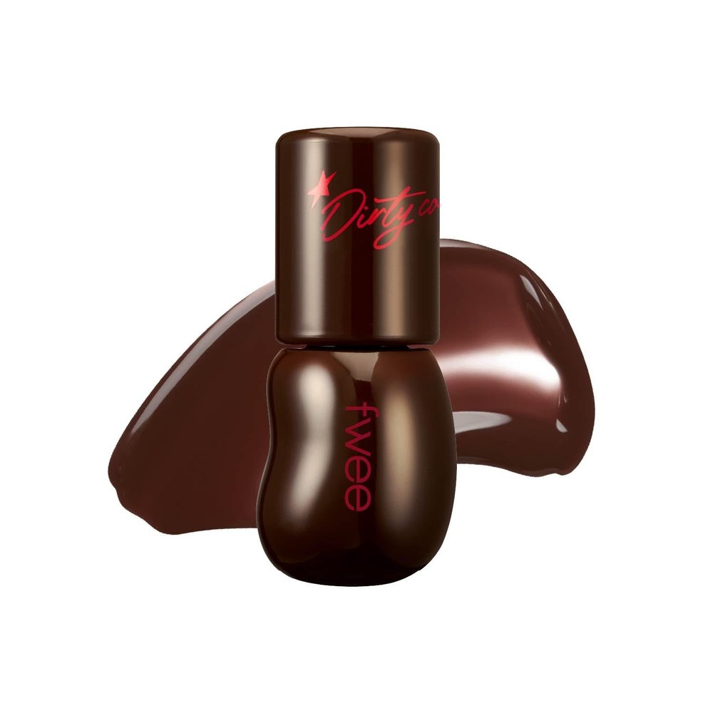 fwee 3D Voluming Gloss 70% (Rich) | High Shine, Non-Sticky Lip Gloss for Makeup | Long-Lasting, Moisturizing Gel Formula Dirty Cola 70% | 30% & 70% Pigment Options | Stocking Stuffers | 5.3g