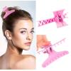 12pcs Butterfly Hair Clips Woman Girl's Hairpins Styling Holding Tools Hair Section Claw Clamps Professional Salon Accessories (pink) view 4