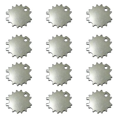 12Pcs Scissors Tension Adjuster, Universal Tension Key, Tightening Drive Key Spanner for Most Haircutting Scissors and Shears