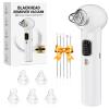 Pore Vacuum Blackhead Remover Kit - 5 Suction Heads & Extractor Tools, 3 Adjustable Suction Levels - Facial Pore Cleansing for Women&Men (White) view 1