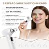 Pore Vacuum Blackhead Remover Kit - 5 Suction Heads & Extractor Tools, 3 Adjustable Suction Levels - Facial Pore Cleansing for Women&Men (White) view 3