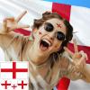 100pc England Flag Tattoo Stickers, 25-Sheet England EG National Flags Face Temporary Tattoo Adult, Patriotic Small English Flag Fake Tattoo for Men Women Party Decoration view 2