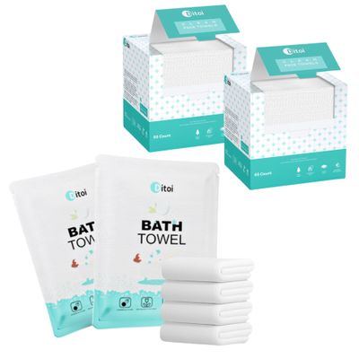 Face Towels 100 Count & Bath Towels 10 Count