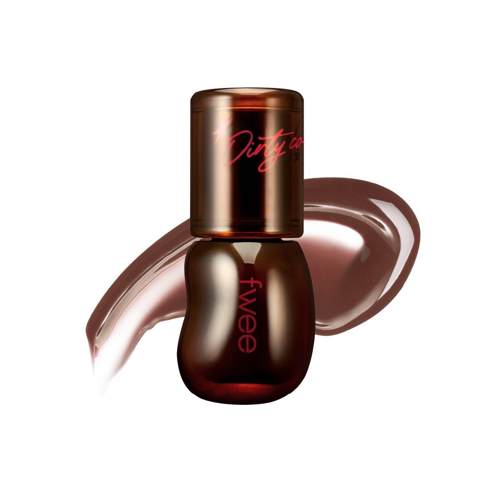 fwee 3D Voluming Gloss 30% (Sheer) | High Shine, Non-Sticky Lip Gloss for Makeup | Long-Lasting, Moisturizing Gel Formula  Dirty Cola 30% | 30% & 70% Pigment Options | Stocking Stuffers | 5.3g