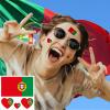 100pc Portugal Flag Tattoo Stickers, 25-Sheet PT Portuguesel National Flags Face Temporary Tattoo Adult, Patriotic Small Portugal Flag Fake Tattoo for Men Women Party Decoration view 2