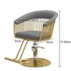 Barber Chair for Home and Professional Hair Salon, Hairdressing Chair with Swivel and Hydraulic Pump, Adjustable Hair Styling Beauty Chair,E view 2