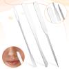 3Pcs Foundation Spatula, Stainless Steel Makeup Spatula for Foundation, Tiny Cosmetic Mixing Tool Even Application for Face Cream Easy to Clean Ideal for Women view 3