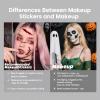 40 Sheets Scary-Realistic Fake Tattoos for Adults - Horror-Themed Custom Temporary Tattoos With Bloody Effects - Easy Face & Body Art for Halloween & Cosplay view 3