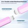 Blackhead Remover Tool Face Scrubber: PETYDOOT Double-Headed Face Spatula Skin Scrubber, Nose Pore Cleaner Blackhead Remover for Facial Deep Cleansing Skin Care Tool for Men & Women (Pink) view 3