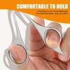Eyebrow Trimming Scissors with Comb, Gifts For Men Women Stocking Stuffers, Precision Grooming Kit view 3