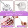 4PCS Makeup Spatula Mini Metal Cosmetic Spatula Korean Skincare Spatulas Stainless Steel Cream Spatulas Multi-functional Beauty Spatulaes Tiny Facial Beauty Accessories for Makeup Care Tools view 2