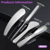 4PCS Makeup Spatula Mini Metal Cosmetic Spatula Korean Skincare Spatulas Stainless Steel Cream Spatulas Multi-functional Beauty Spatulaes Tiny Facial Beauty Accessories for Makeup Care Tools view 4